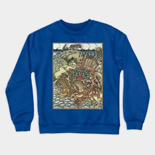 Volga and Mikula - Ivan Bilibin Crewneck Sweatshirt